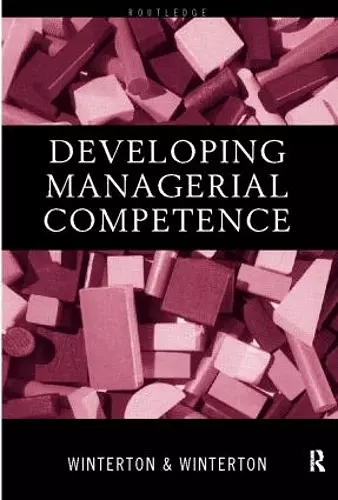 Developing Managerial Competence cover