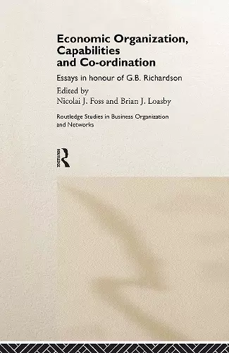 Economic Organization, Capabilities and Coordination cover