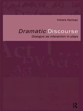 Dramatic Discourse cover