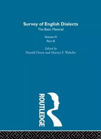 Survey Eng Dialects Vol4 Prt3 cover