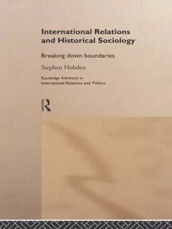 International Relations and Historical Sociology cover