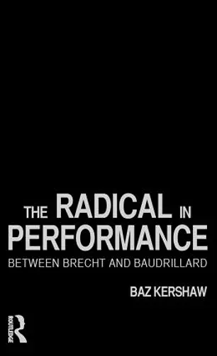 The Radical in Performance cover