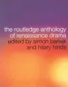 The Routledge Anthology of Renaissance Drama cover