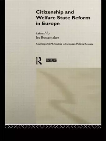 Citizenship and Welfare State Reform in Europe cover