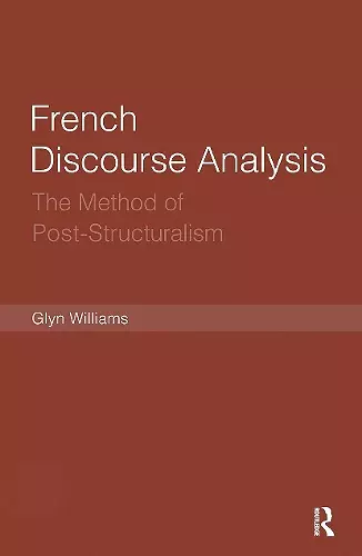 French Discourse Analysis cover