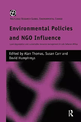 Environmental Policies and NGO Influence cover