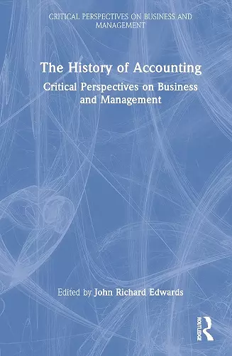 The History of Accounting cover