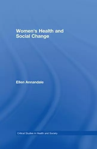 Women's Health and Social Change cover