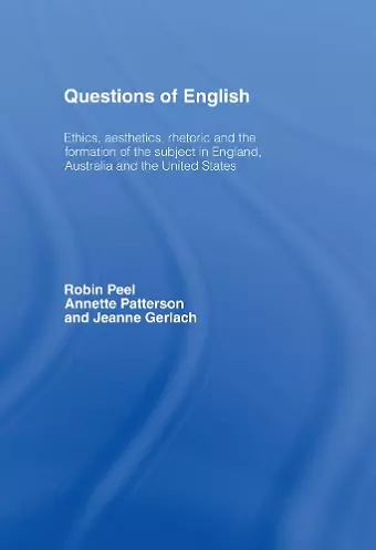 Questions of English cover