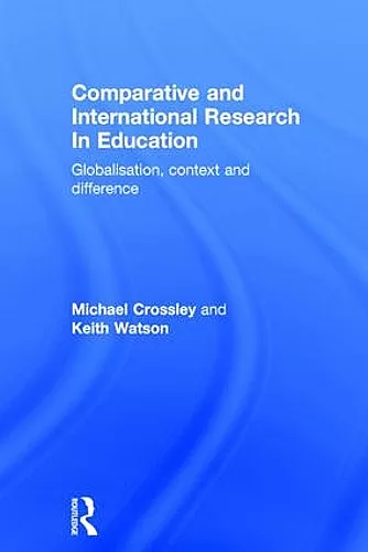 Comparative and International Research In Education cover