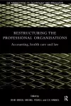 Restructuring the Professional Organization cover