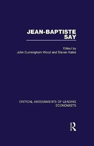 Jean-Baptiste Say cover