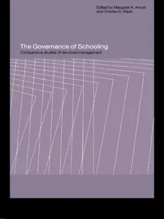 The Governance of Schooling cover