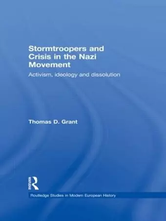 Stormtroopers and Crisis in the Nazi Movement cover