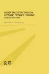 Higher Education Through Open and Distance Learning cover