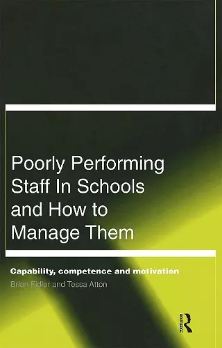 Poorly Performing Staff in Schools and How to Manage Them cover