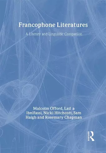 Francophone Literatures cover