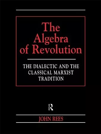The Algebra of Revolution cover