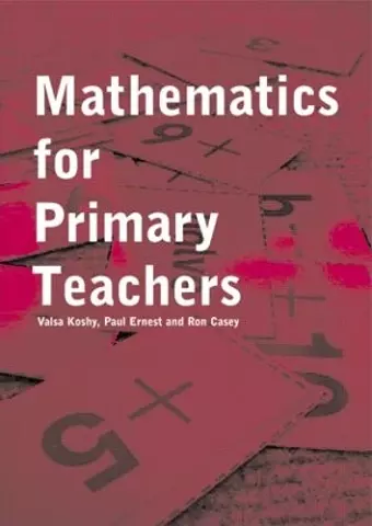 Mathematics For Primary Teachers cover