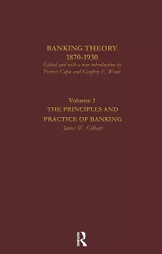 Banking Theory 1870-1930 cover