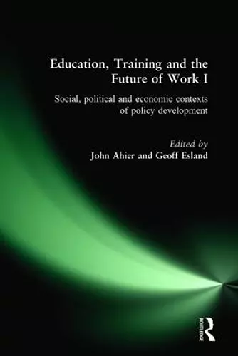 Education, Training and the Future of Work I cover