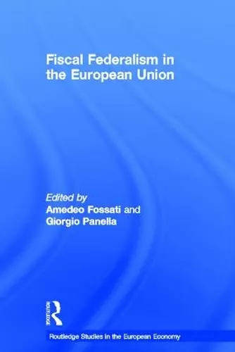 Fiscal Federalism in the European Union cover