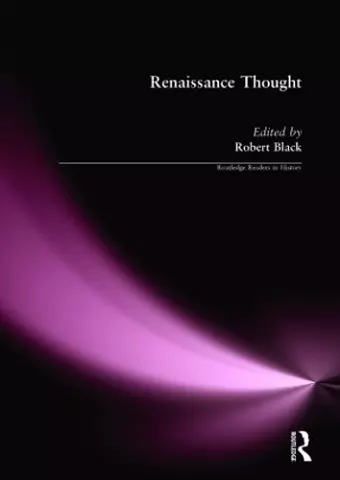 Renaissance Thought cover