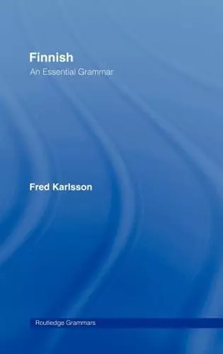 Finnish: An Essential Grammar cover