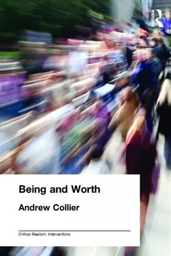 Being and Worth cover