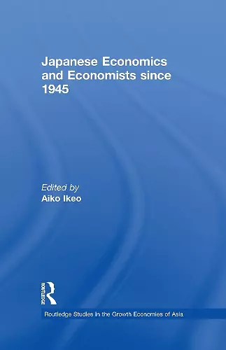 Japanese Economics and Economists since 1945 cover