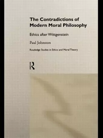 The Contradictions of Modern Moral Philosophy cover