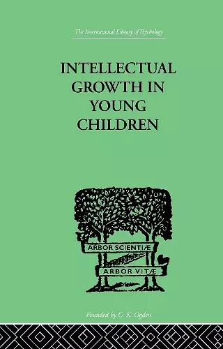 Intellectual Growth In Young Children cover