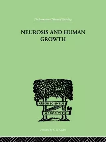 Neurosis and Human Growth cover