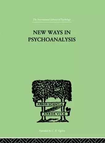 New Ways in Psychoanalysis cover