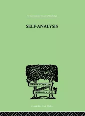 Self-Analysis cover