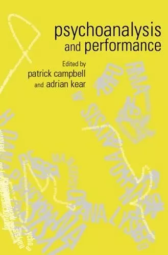 Psychoanalysis and Performance cover