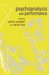 Psychoanalysis and Performance cover