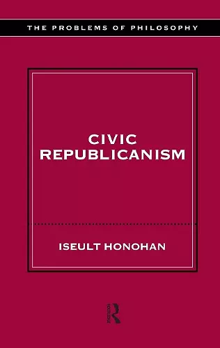 Civic Republicanism cover