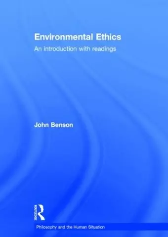 Environmental Ethics cover