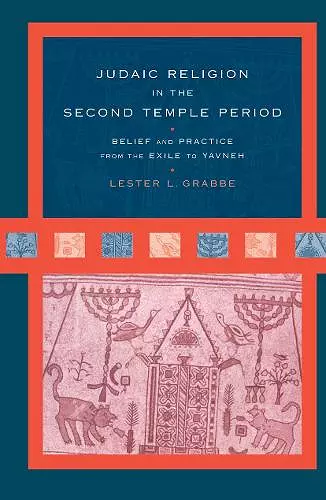 Judaic Religion in the Second Temple Period cover