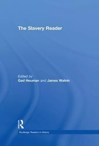 The Slavery Reader cover