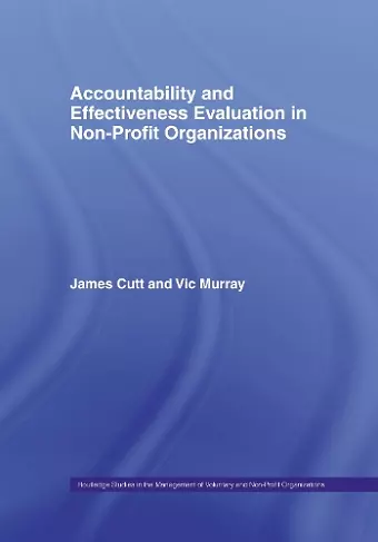 Accountability and Effectiveness Evaluation in Nonprofit Organizations cover