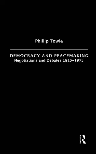 Democracy and Peace Making cover