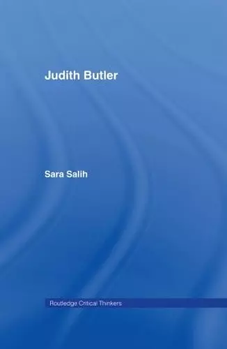 Judith Butler cover