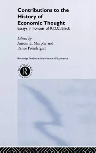 Contributions to the History of Economic Thought cover