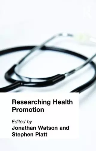 Researching Health Promotion cover