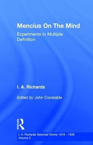 Mencius On The Mind cover