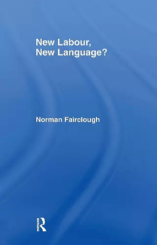 New Labour, New Language? cover