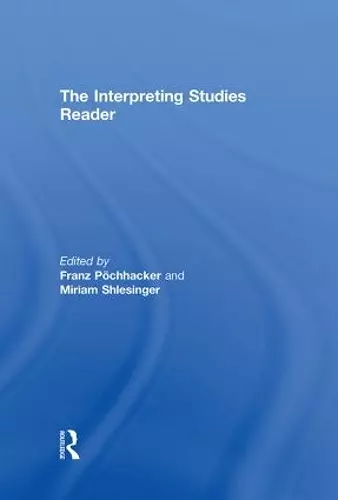 The Interpreting Studies Reader cover