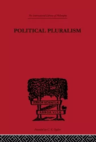 Political Pluralism cover